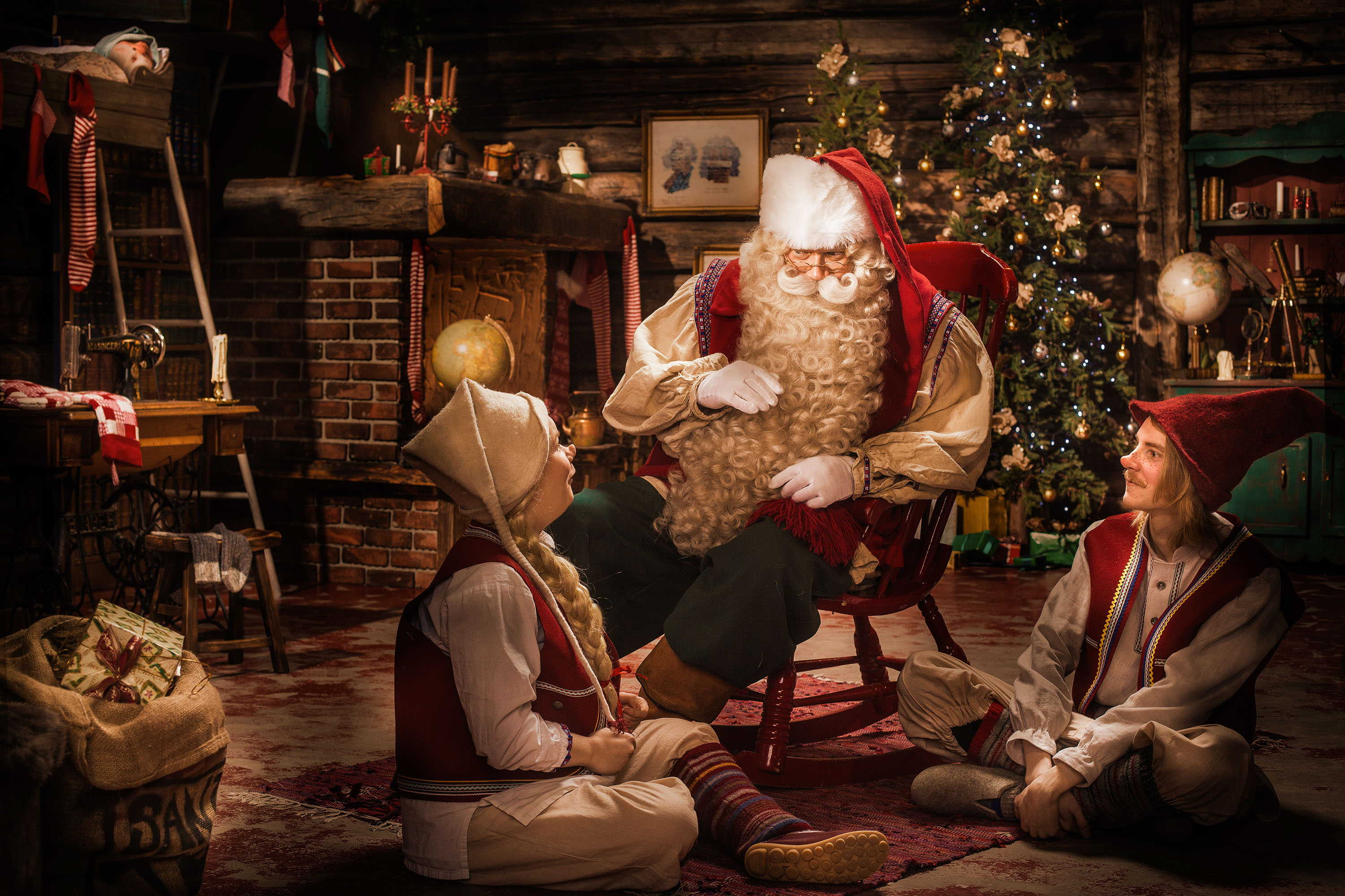 Private meeting with Santa Claus at SantaPark, Rovaniemi