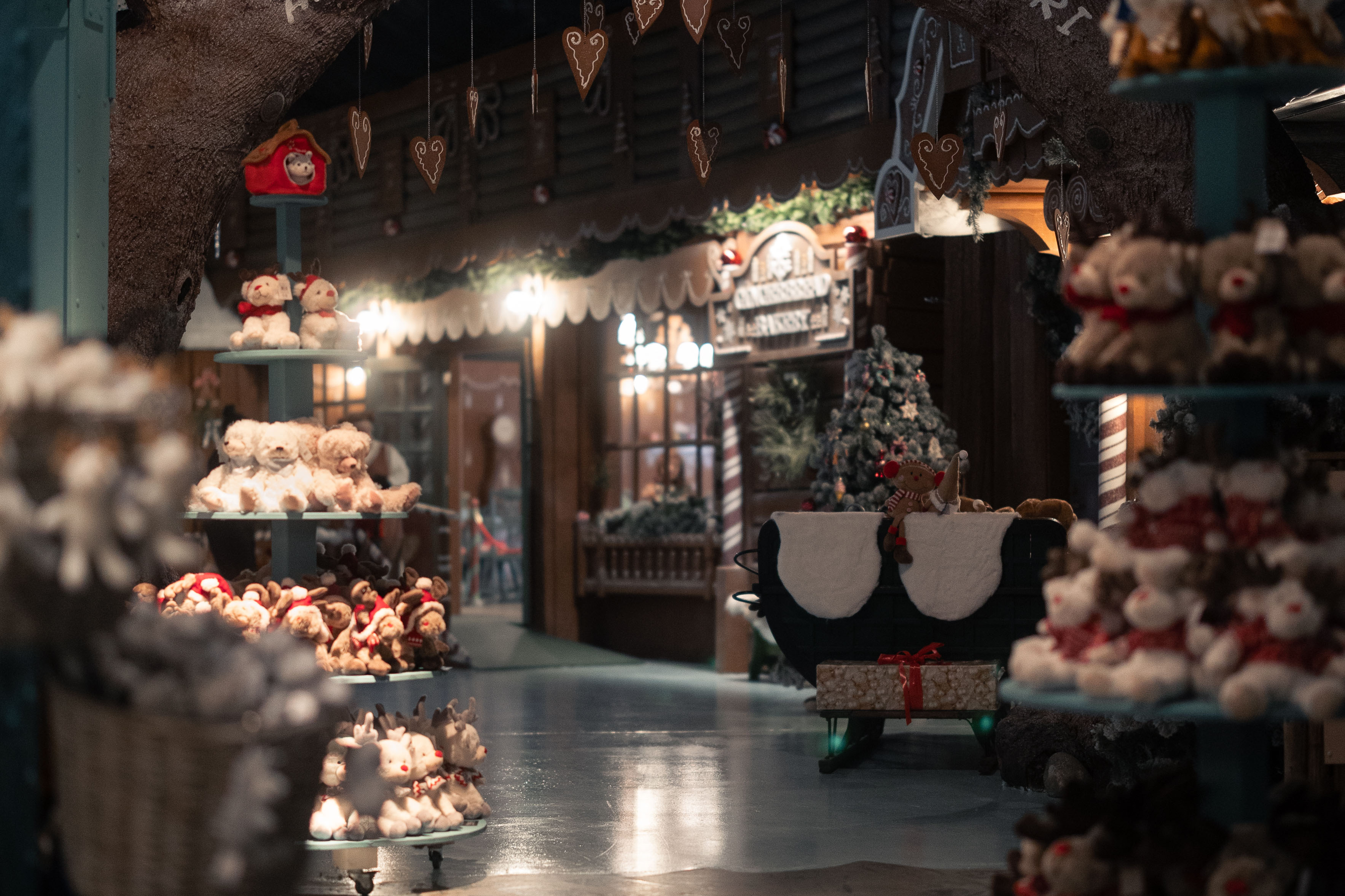 SantaPark shopping area.